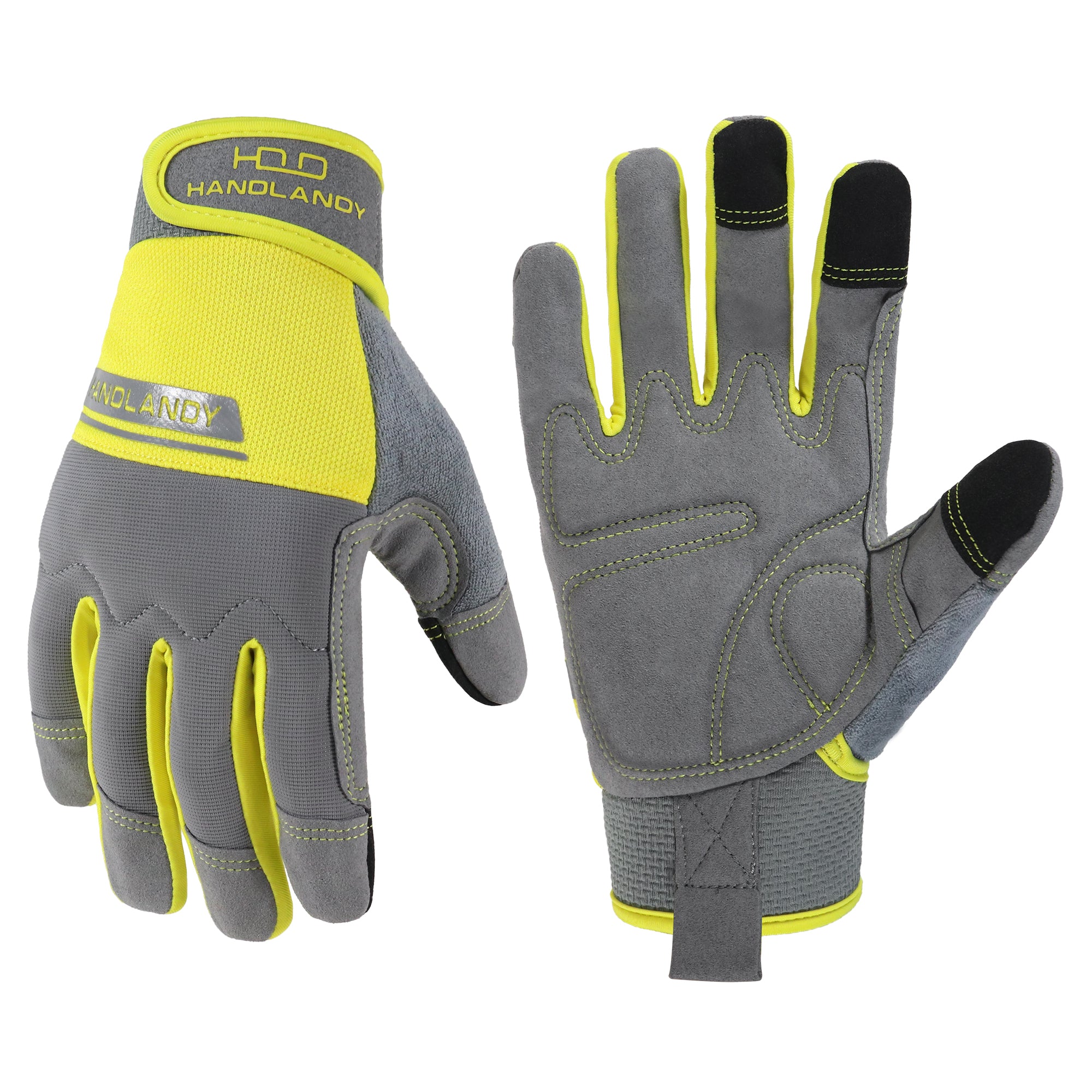 Handlandy Men Women Work Gloves General Utility Light Work 6035GY