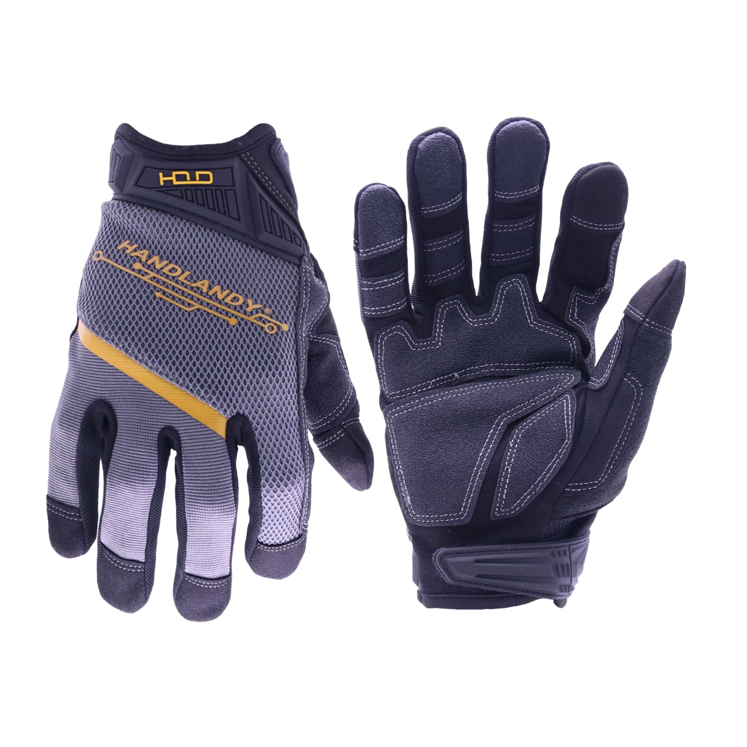 Mechanics Claw Work Gloves Heavy Duty Oil Field Safety Glove TPR Anti  Impact Resistant Gas Industrial Rigger Glove