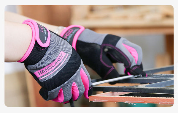 Embrace the Barbie Spirit: Handlandy's Pink Work Gloves for Ladies!