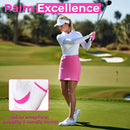 Womens Fingerless Golf Gloves Left Hand,Ladies Half Finger Golf Gloves Breathable Yoga Mesh for Fashion-Conscious Golfers L843