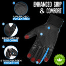 HANDLANDY Winter work Gloves for Men & Women, Waterproof Insulated Gloves, Lightweight gloves for cold weather 6332