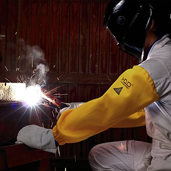 Handlandy Welding Sleeves Flame Resistant Arm Protection 1180