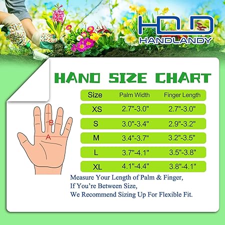 Handandy 3/5/7/9 Paar Gartenhandschuhe für Herren und Damen, atmungsaktiv, Schweinsleder, lang, 5067