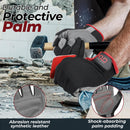 HANDLANDY Mens Work Gloves Touch screen Flexible Breathable 5972