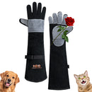 HANDLANDY 24 Inches Animal Handling Gloves Bite-Proof & Scratch-Resistant, Safe Durable Pet Gloves for Dogs, Cats, Falconry 13112