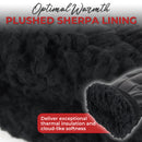 HANDLANDY Genuine Sheepskin Leather Gloves for Men Winter Driving Warm Thermal Wrist Gloves Fleece Lining for Cold Weather 804950