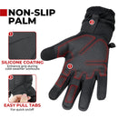 HANDLANDY Winter Gloves for Men & Women, Insulated Waterproof for Cold Weather, Thermal Glove for Cycling, Ski, Riding, Driving, Biking, Running 8042