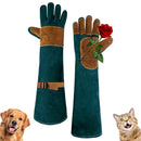 HANDLANDY 24 Inches Animal Handling Gloves Bite-Proof & Scratch-Resistant, Safe Durable Pet Gloves for Dogs, Cats, Falconry 13112