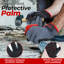 Handlandy Hi-Vis Orange Gloves Touch screen Mens Work Utility 5972OG