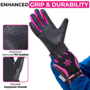 HANDLANDY Winter Work Gloves for Men Women, 3M Thinsulate Insulated, Waterproof Thermal Touchscreen Warm Grip Gloves for Cold Weather, Skiing, Snowboarding, Hiking 8040