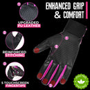HANDLANDY Winter work Gloves for Men & Women, Waterproof Insulated Gloves, Lightweight gloves for cold weather 6332