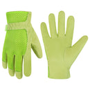Handlandy Women Gardening Work Gloves Pigskin Comfort Dexterity 5123 5124
