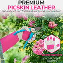 HANDLANDY Pruning Gloves Long for Men &amp; Women, Pigskin Leather Rose Gardening Gloves- Breathable &amp; Durability Gauntlet Gloves1601/5067/5156