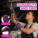 Handlandy Women Work Mechanic Gloves Stretchable Comfortable 6035P