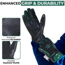 HANDLANDY Winter Work Gloves for Men Women, 3M Thinsulate Insulated, Waterproof Thermal Touchscreen Warm Grip Gloves for Cold Weather, Skiing, Snowboarding, Hiking 8040