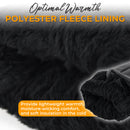 HANDLANDY Genuine Sheepskin Leather Gloves for Men Winter Driving Warm Thermal Wrist Gloves Fleece Lining for Cold Weather 804950