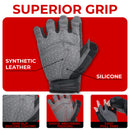 HANDLANDY Fingerlose Arbeitshandschuhe für Herren, taktische Mechanik, 6262