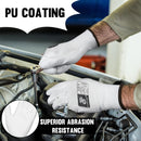 HLDD HANDLANDY PU Coated Safety Work Gloves, 6/12 Pairs Work Gloves 11170