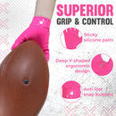 HANDLANDY Youth&Adult Football Gloves, Sticky Receiver Gloves,Super Grip Football Glove Best Gift  S805