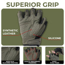 HANDLANDY Fingerlose Arbeitshandschuhe für Herren, taktische Mechanik, 6262