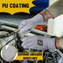 HLDD HANDLANDY PU Coated Safety Work Gloves, 6/12 Pairs Work Gloves 11170