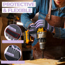 Handlandy Women Utility Work Gloves Touch Screen Neoprene Yard 6035VI