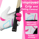 HANDLANDY Youth Golf Glove, Left Hand Kids Golf Gloves for Junior Toddler Boys Girls KL834