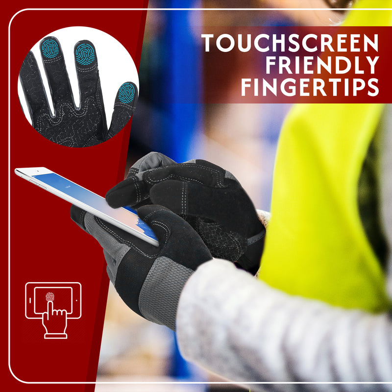 HANDLANDY Flexible Safety Utility Touch Screen Mechanics Gloves 6295 6296 6361