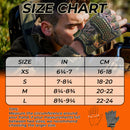 HANDLANDY Fingerless Work Gloves for Men, Padded Impact Tactical Mechanics Gloves 6313