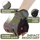 HANDLANDY Fingerlose Arbeitshandschuhe für Herren, taktische Mechanik, 6262