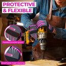 Handlandy Women Work Mechanic Gloves Stretchable Comfortable 6035P