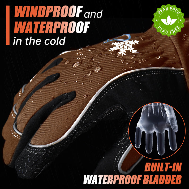 HANDLANDY Thermal Freezer Gloves Waterproof Insulated 8030 8034