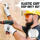 HLDD HANDLANDY PU Coated Safety Work Gloves, 6/12 Pairs Work Gloves 11170