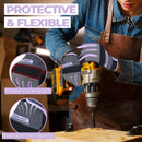 Handlandy Women Utility Work Gloves Touch Screen Neoprene Yard 6035VI