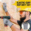 HLDD HANDLANDY PU Coated Safety Work Gloves, 6/12 Pairs Work Gloves 11170