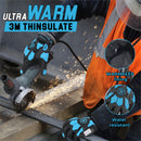 HLDD HANDLANDY Gloves For Protection Against Accidents, Insulated Winter Work Gloves for Men, 3m Thinsulate Thermal Impact Gloves with Touchscreen for Cold Weather 6102/6103/6105