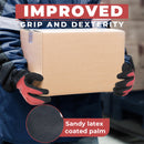 HANDLANDY Waterproof Work Gloves for Cold Weather, Insulated Winter Freezer Work Gloves with Grip for Men Women 11175