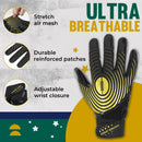 HANDLANDY Football Gloves, Sticky Receiver Gloves,Super Grip Football Glove Best Gift for Men,Women,Boys,Girls S805BG