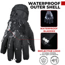 HANDLANDY Winter Gloves for Men & Women, Insulated Waterproof for Cold Weather, Thermal Glove for Cycling, Ski, Riding, Driving, Biking, Running 8042