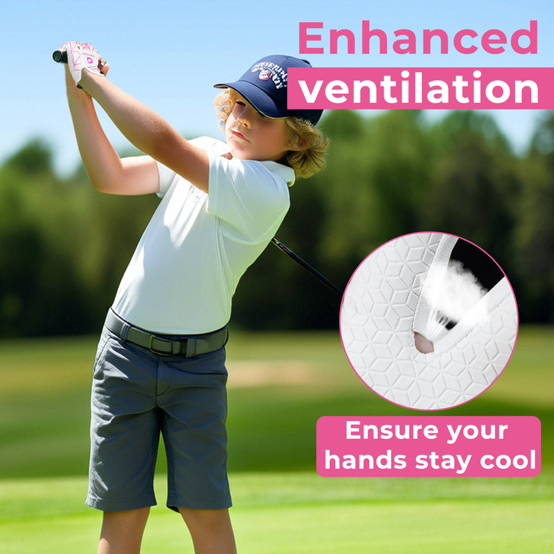 Golf Gloves Kids Junior Toddlers Left Hand Children's Premium Youth Golf Gloves Boys Girls KL823