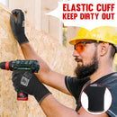 HLDD HANDLANDY PU Coated Safety Work Gloves, 6/12 Pairs Work Gloves 11170