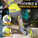 Handlandy Men Women Work Gloves General Utility Light Work 6035GY