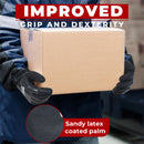 HANDLANDY Waterproof Work Gloves for Cold Weather, Insulated Winter Freezer Work Gloves with Grip for Men Women 11175