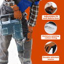 HANDLANDY Leather Work Gloves for Men and Women, Utility Tough Cowhide Glove for Gardening 12121