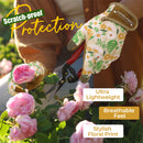 HANDLANDY Gardening Gloves for Women, Breathable Ladies Leather Garden Yard Gloves Best Gift for Gardeners 5219