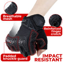 HANDLANDY Fingerlose Arbeitshandschuhe für Herren, taktische Mechanik, 6262