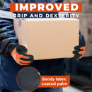 HANDLANDY 12 Pairs Bulk Waterproof Work Gloves for Cold Weather, Insulated Winter Freezer Work Gloves for Men Women 11175
