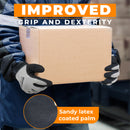 HANDLANDY 12 Pairs Bulk Waterproof Work Gloves for Cold Weather, Insulated Winter Freezer Work Gloves for Men Women 11175