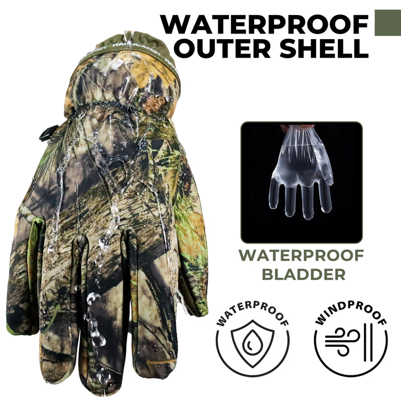 HANDLANDY Winter Gloves for Men & Women, Insulated Waterproof for Cold Weather, Thermal Glove for Cycling, Ski, Riding, Driving, Biking, Running 8042