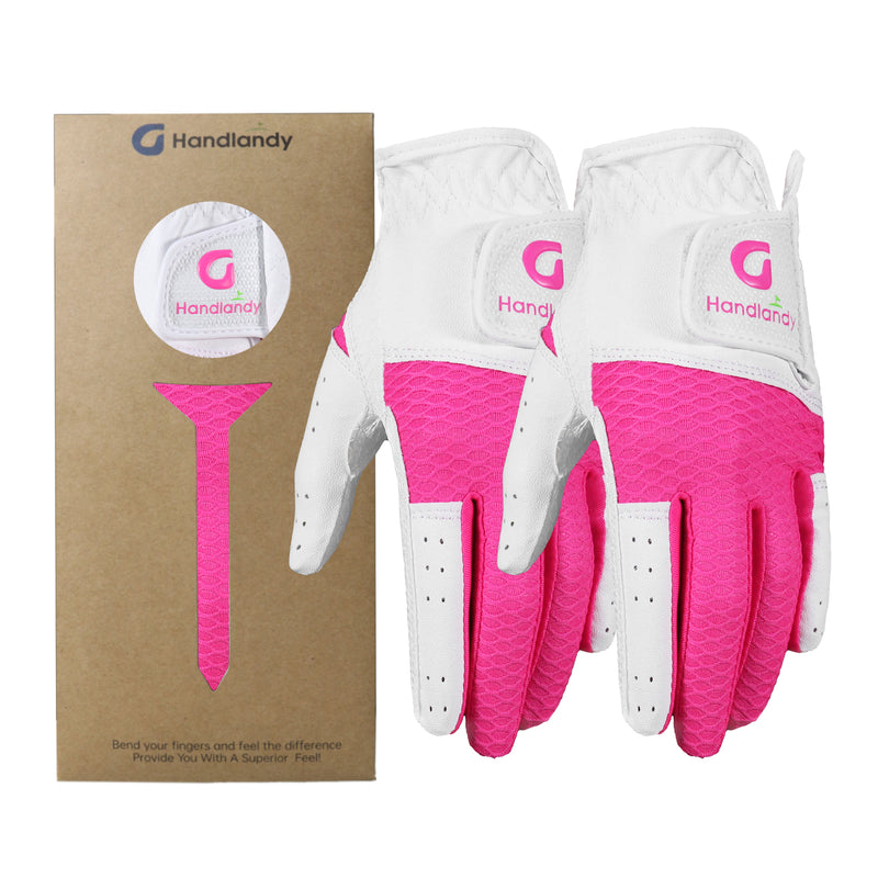 HANDLANDY Youth Golf Glove, Left Hand Kids Golf Gloves for Junior Toddler Boys Girls KL834